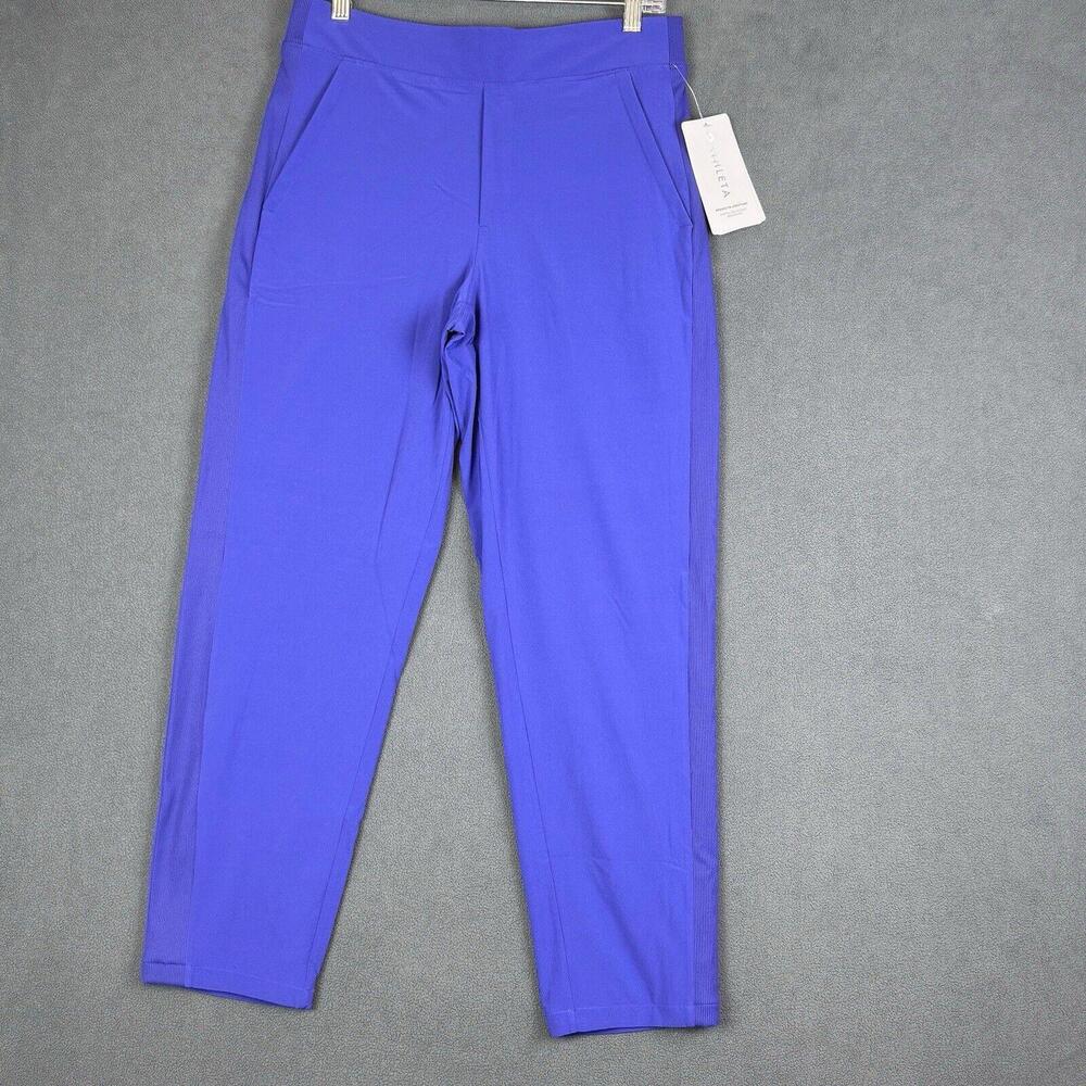 NWT Athleta Brooklyn Lined Pants Purple/ Noble Blue Sz: 8  #467191-02 NWT